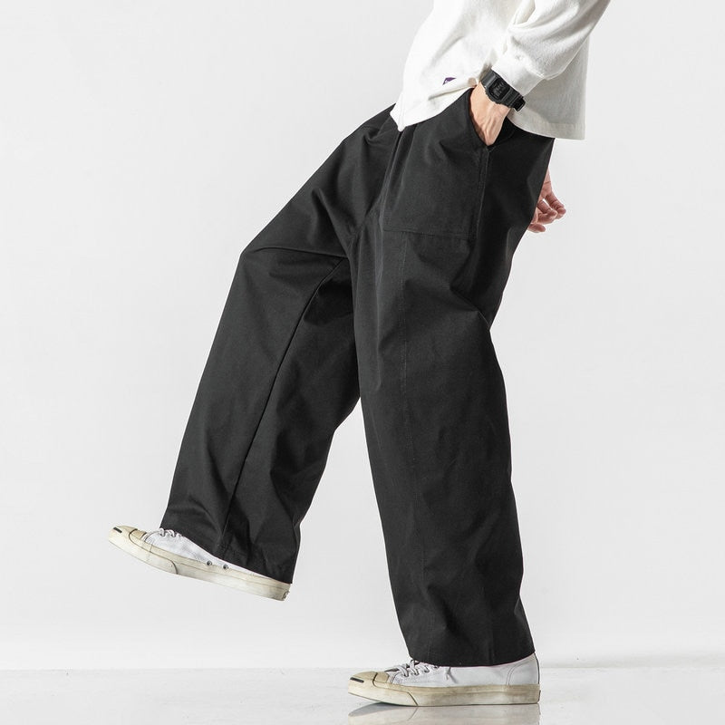 saferido New Mens Cargo Pants Loose Solid Color Man Jogging Sweatpants Big Size Casual Trousers Woman Streetwear Fashion Dropshipping