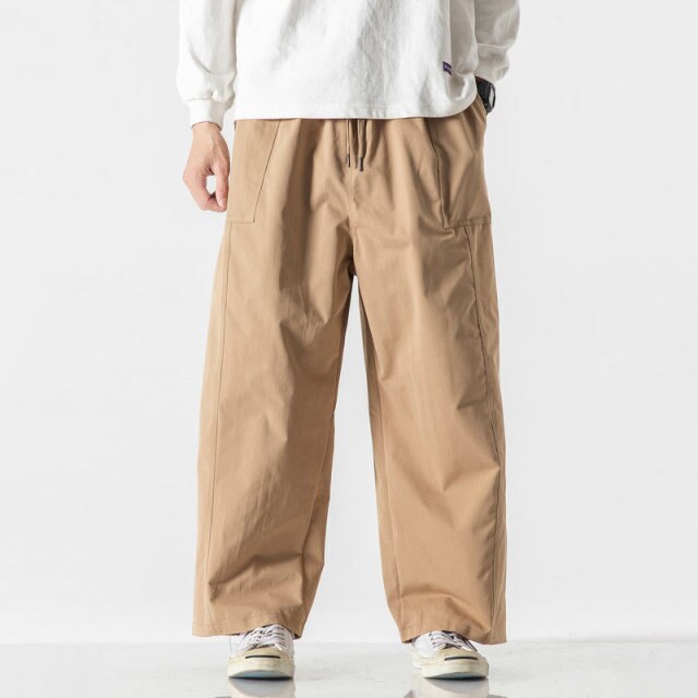 saferido New Mens Cargo Pants Loose Solid Color Man Jogging Sweatpants Big Size Casual Trousers Woman Streetwear Fashion Dropshipping