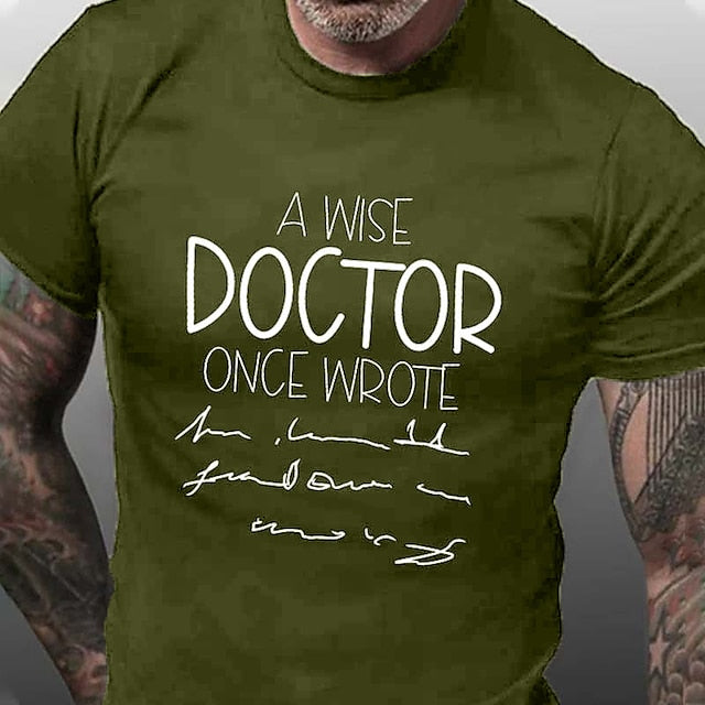 Men's T shirt Tee Casual Style Classic Style Cool Shirt Graphic Letter Crew Neck Print Casual Holiday Short Sleeve Print Clothing Apparel Sports Fashion Designer Lightweight