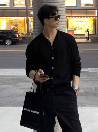 saferido [MRCYC] Korean version of simple cardigan na1019