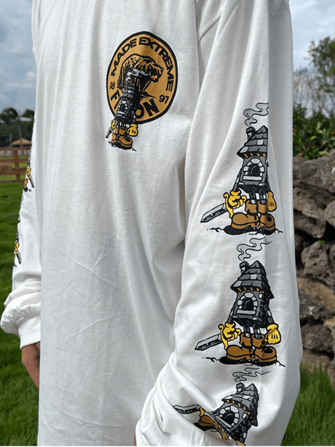 saferido [MaxDstr] American retro hiphop street T-shirt NA842