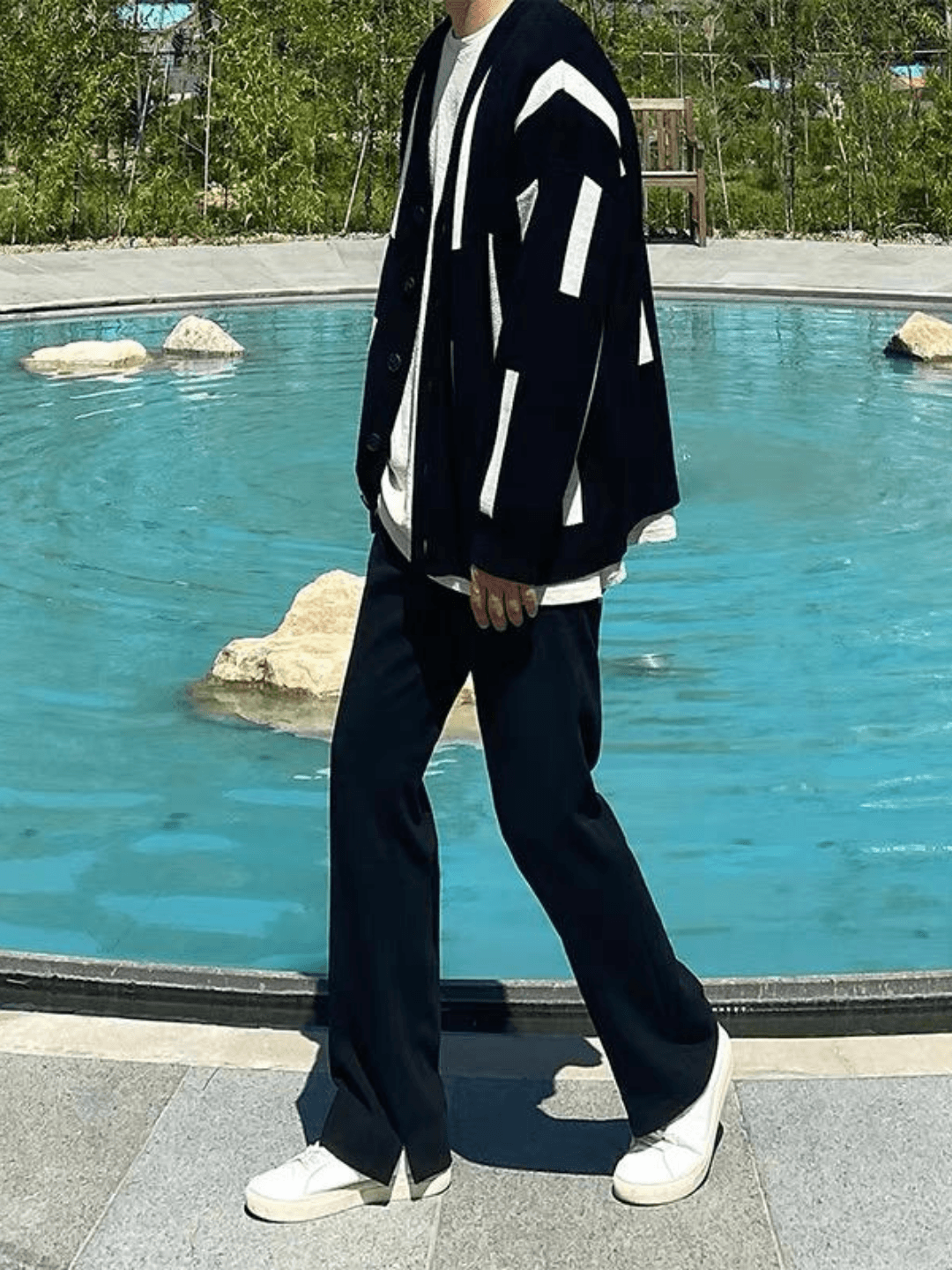 saferido Korean line design cardigan na55