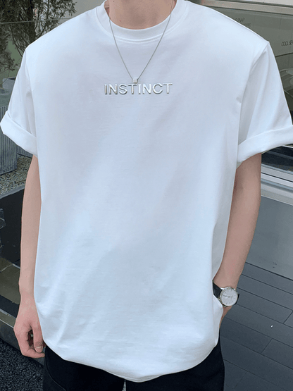 saferido [ONELYC1NS] Korean loose half-sleeved trend T-shirt na1141