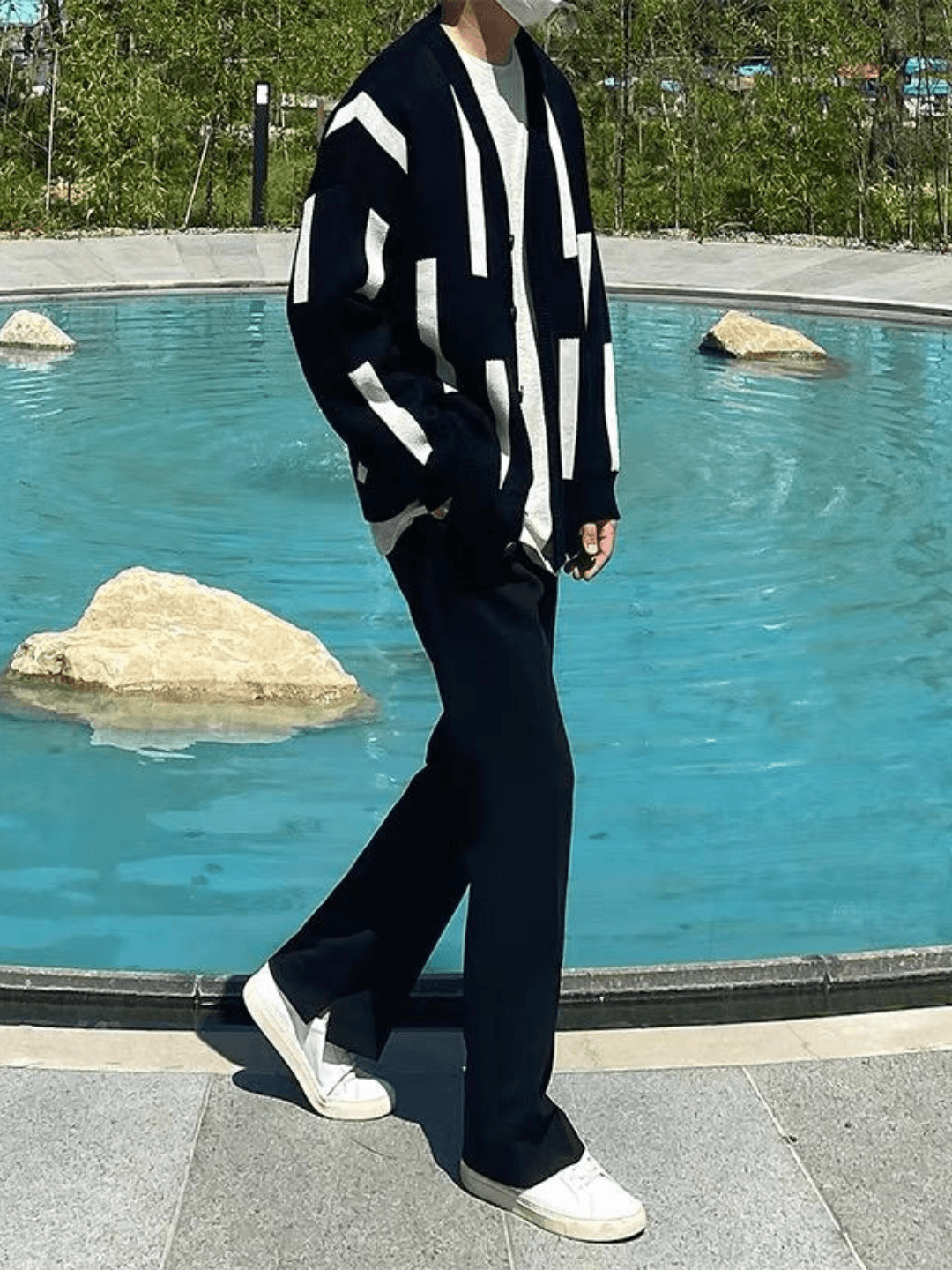 saferido Korean line design cardigan na55