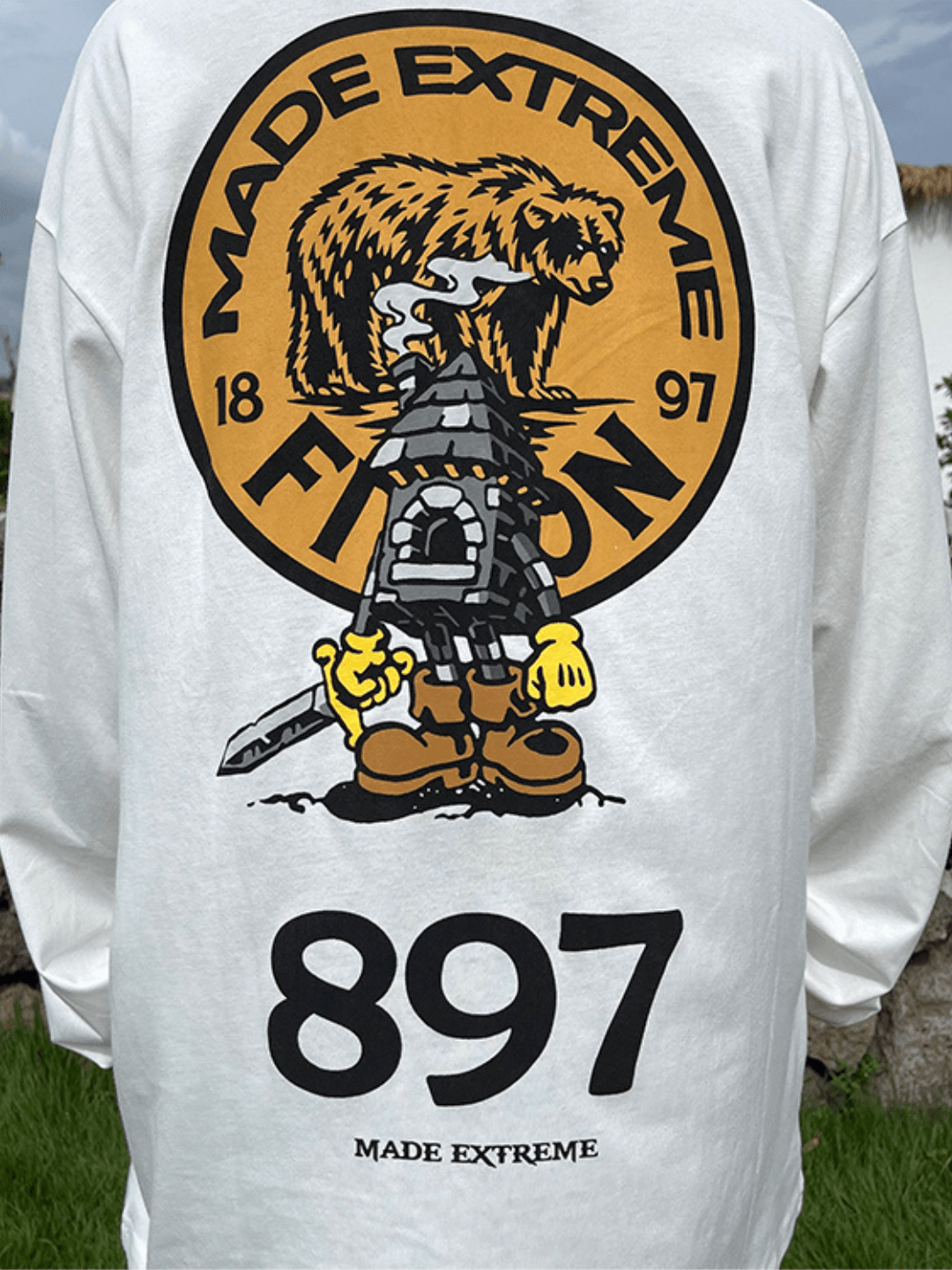 saferido [MaxDstr] American retro hiphop street T-shirt NA842