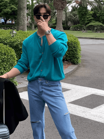 saferido [MRCYC] Korean version of simple cardigan na1019