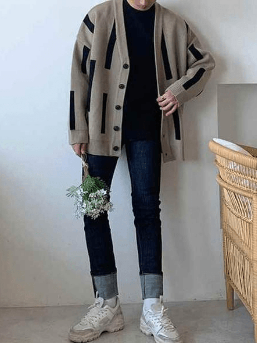 saferido Korean line design cardigan na55
