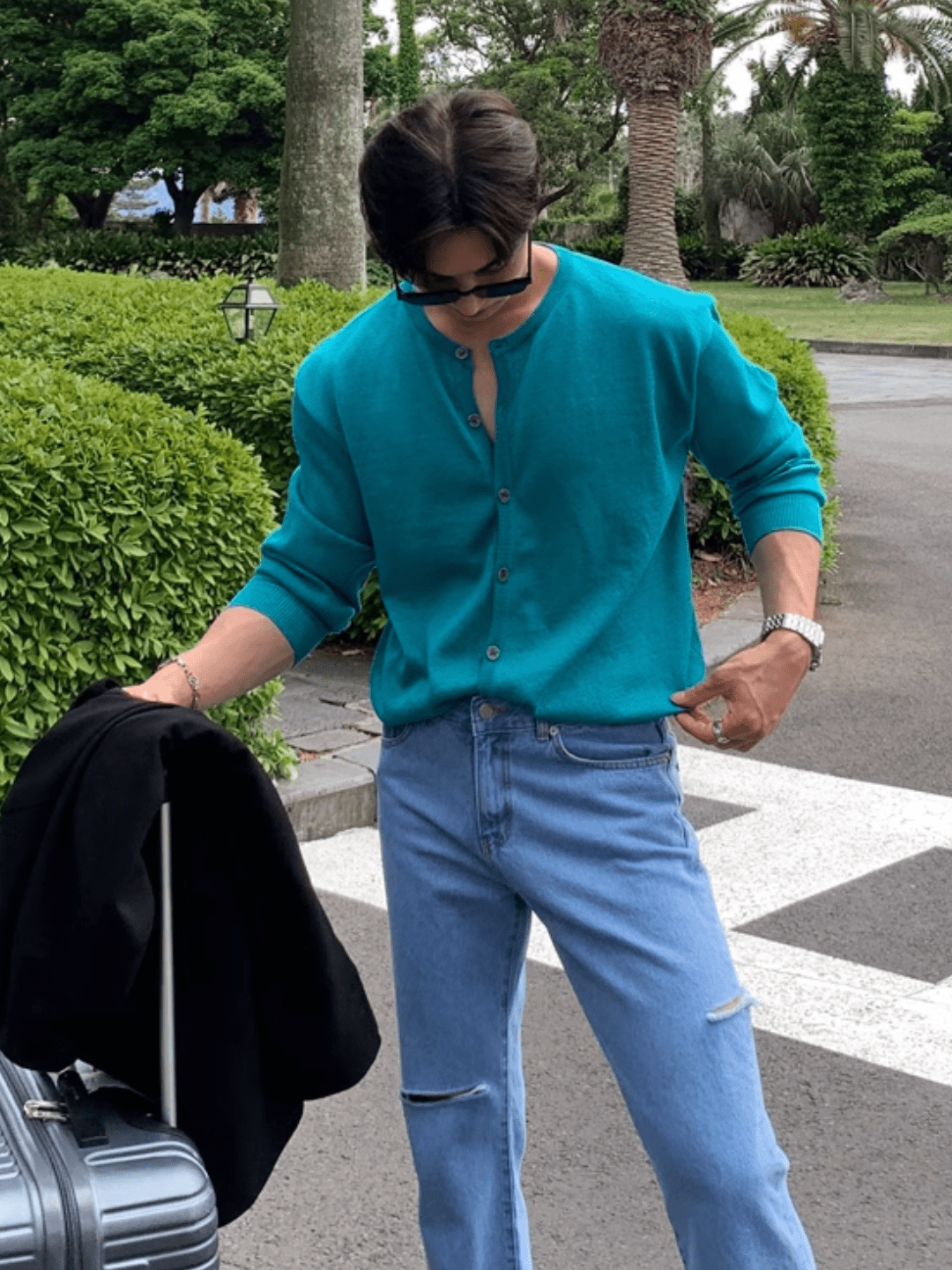 saferido [MRCYC] Korean version of simple cardigan na1019