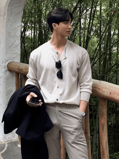 saferido [MRCYC] Korean version of simple cardigan na1019