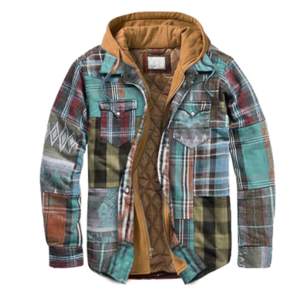 Brand Winter Mens Fashion Warm Long Sleeve Plaid Shirt Male Thick Fleece Lined Soft Business Casual Flannel Dress Shirts