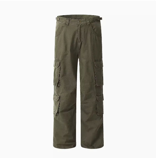 Cargo Pants Men New Trendy Black Baggy Fit Long Pantalones Tipo Cargo Homme Y2K Fashion Comfy Loose Casual Trousers Streetwear