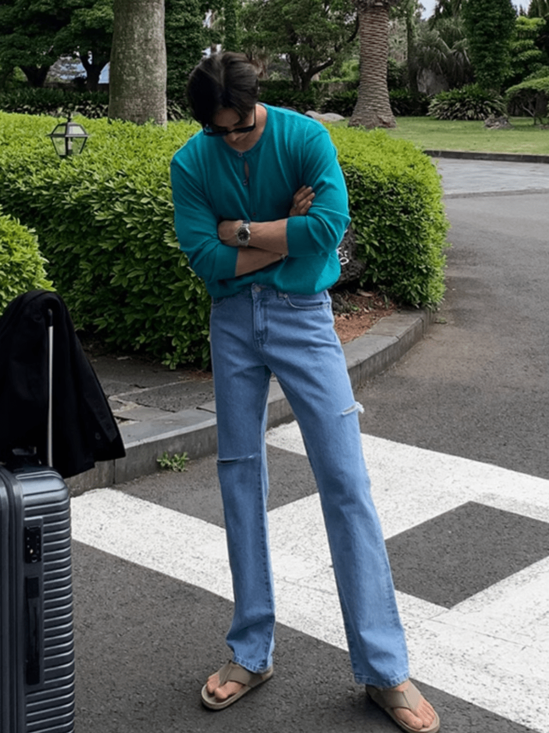 saferido [MRCYC] Korean version of simple cardigan na1019
