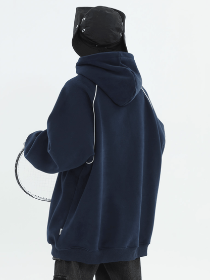 saferido [INSstudios] American Flocked LOGO Hooded na738