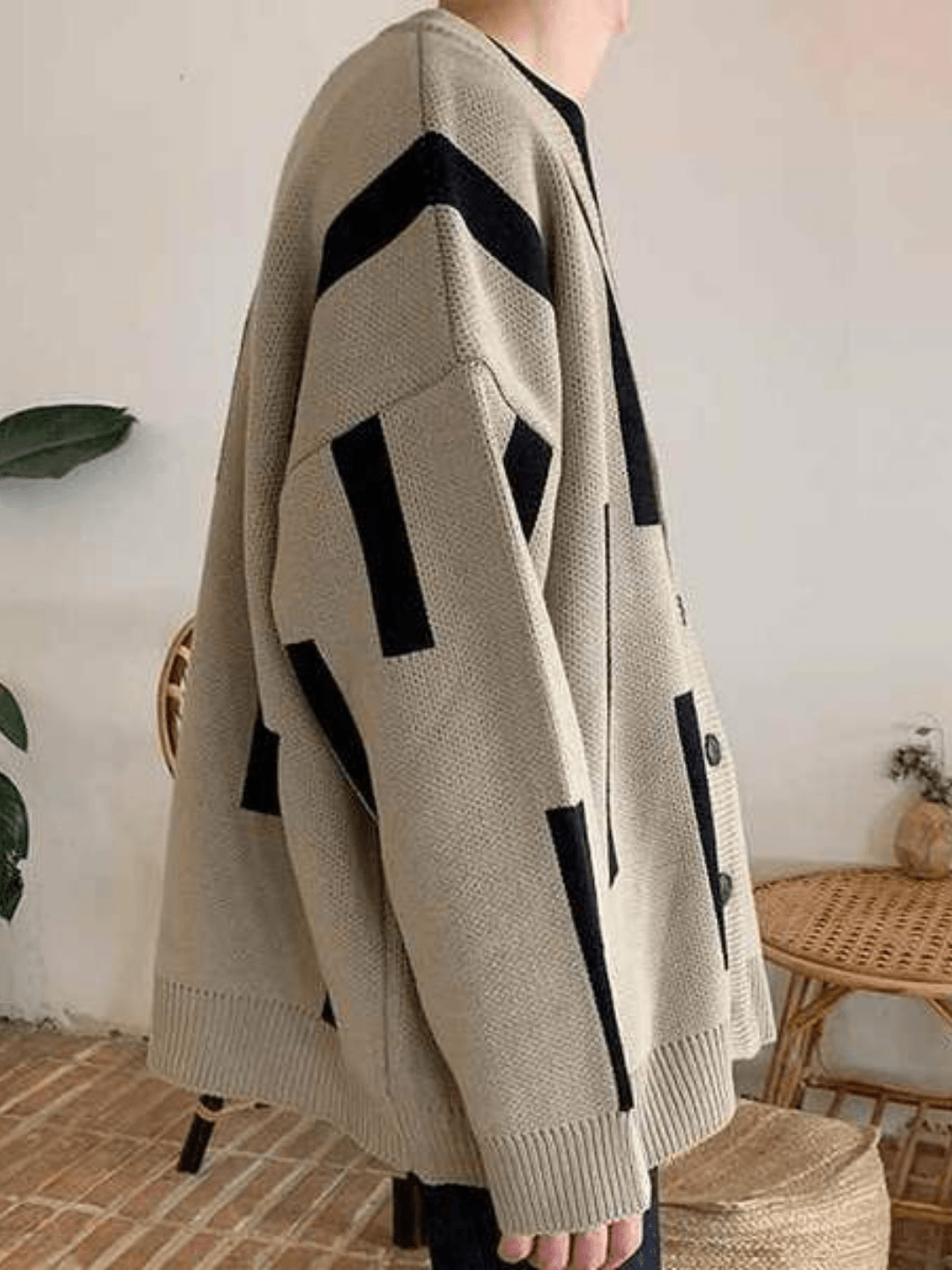 saferido Korean line design cardigan na55