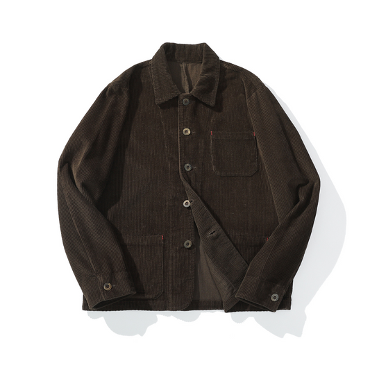 Mens Vintage Jacket Brand Clothing Men High Quality Casual Lamb Woolen Jackets Male Winter Keep Warm Men's Clothing Coats S-2XL