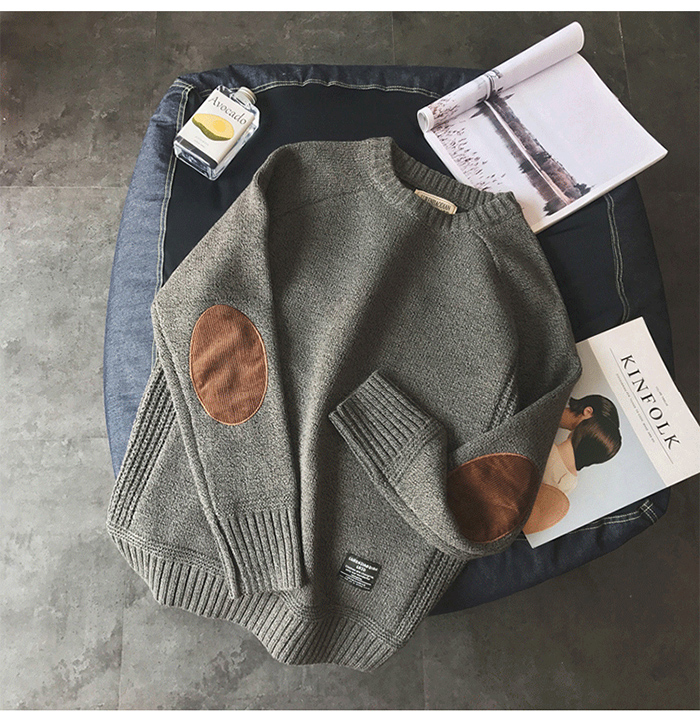 Sweater For Men Autumn Winter Printed Knitted Tops Long Sleeve Retro Casual Style Stripe Pullover Jumpers Male Warm Sweaters
