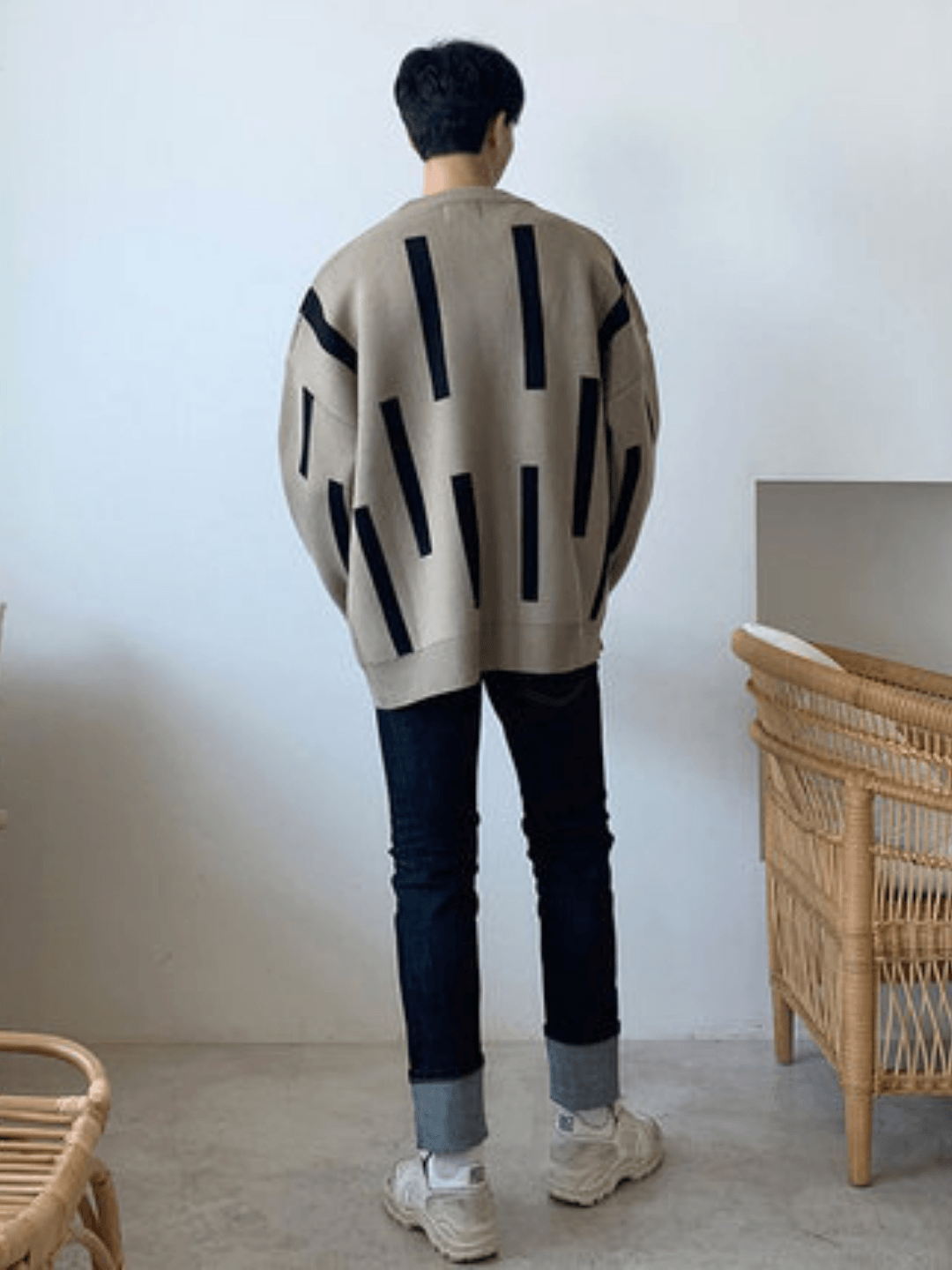 saferido Korean line design cardigan na55