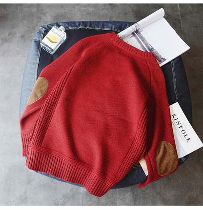 Sweater For Men Autumn Winter Printed Knitted Tops Long Sleeve Retro Casual Style Stripe Pullover Jumpers Male Warm Sweaters