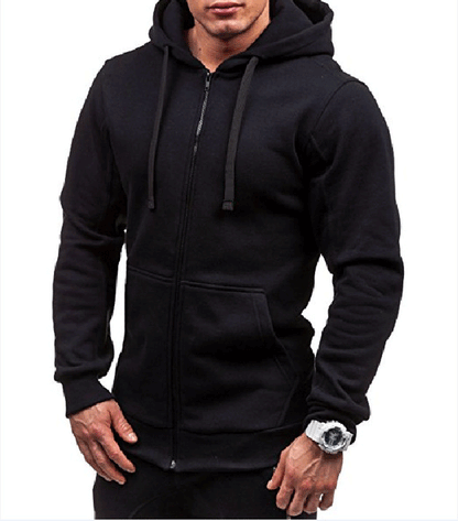 Fashion Men Hooded Sweatshirt Men Soft Oversized Hoodie Light Plate Long Sleeve Solid Male Hoodies