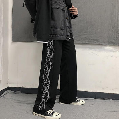 Harajuku Oversize Pants Wide Pants Japanese Men Streetwear Casual Trousers Hip Hop Korean Sport Sweatpants Skateboard Pants