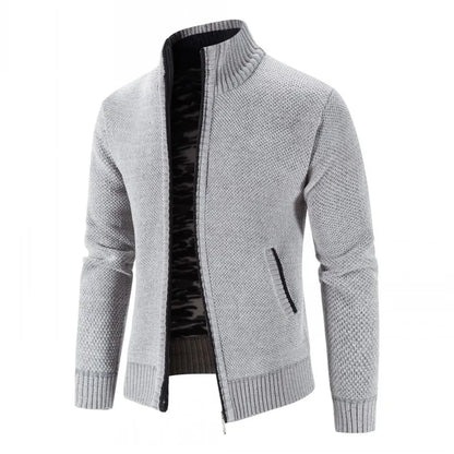 Autumn Winter Cardigan Jacket Men Men Warm Sweater Coat Men Knitted Sweater Solid Cardigan Jackets Man Casual Mens Clothing