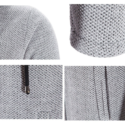 Winter Fleece Cardigan Men Thick Hooded Long Sweaterscoat Male Warm Knitted Sweater Jackets Men Causal Outwear Windbreaker