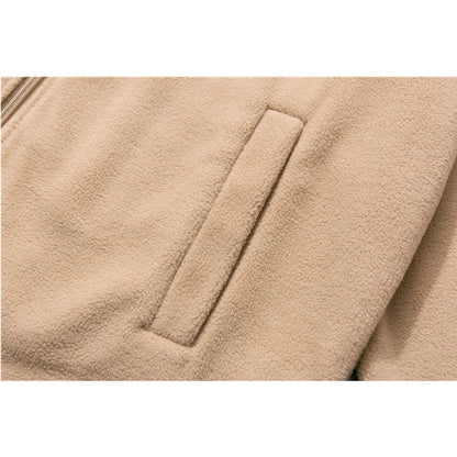 saferido New Winter Thick Oversize Coat Sweatshirt Zipper Men Clothing Harajuku Vintage Casual Jacket Male Couple Tops Streetwear M-4XL