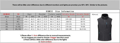 Winter Mens Fleece Vests Male Thick Warm Waistcoats Casual Outwear Thermal Softshell Vests Man Sleeveless Jacket Clothing