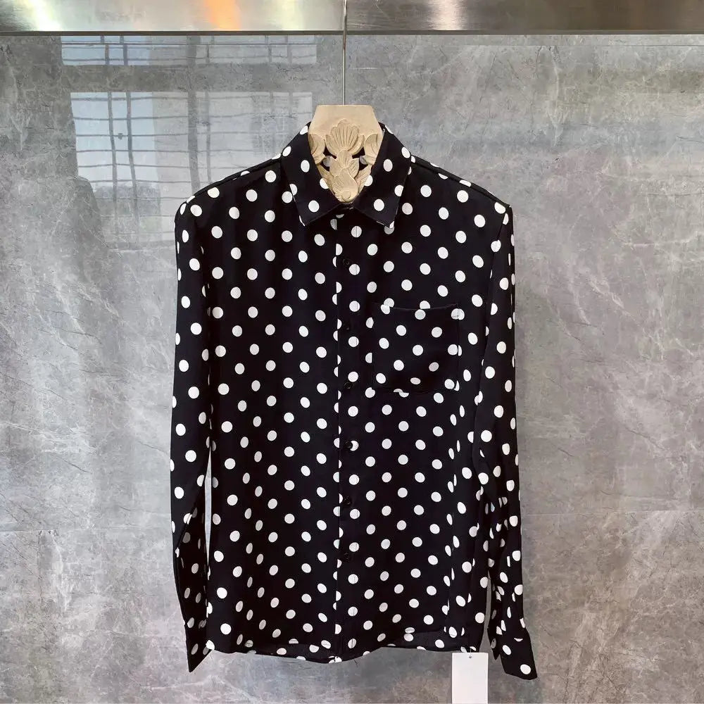 Men Spring High Quality Printed Leopard Shirts Men Fashion Casual Business Shirts Male Long Sleeve Slim Fit Blouses O203