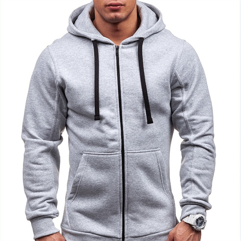 Fashion Men Hooded Sweatshirt Men Soft Oversized Hoodie Light Plate Long Sleeve Solid Male Hoodies
