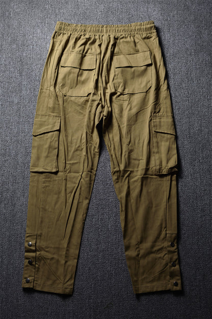 Men Street Apparel Cargo Brand Pants Hip Hop Sweatpants Fashion Pants Gyms Casual Jogging Pants Men's Fastener Pants