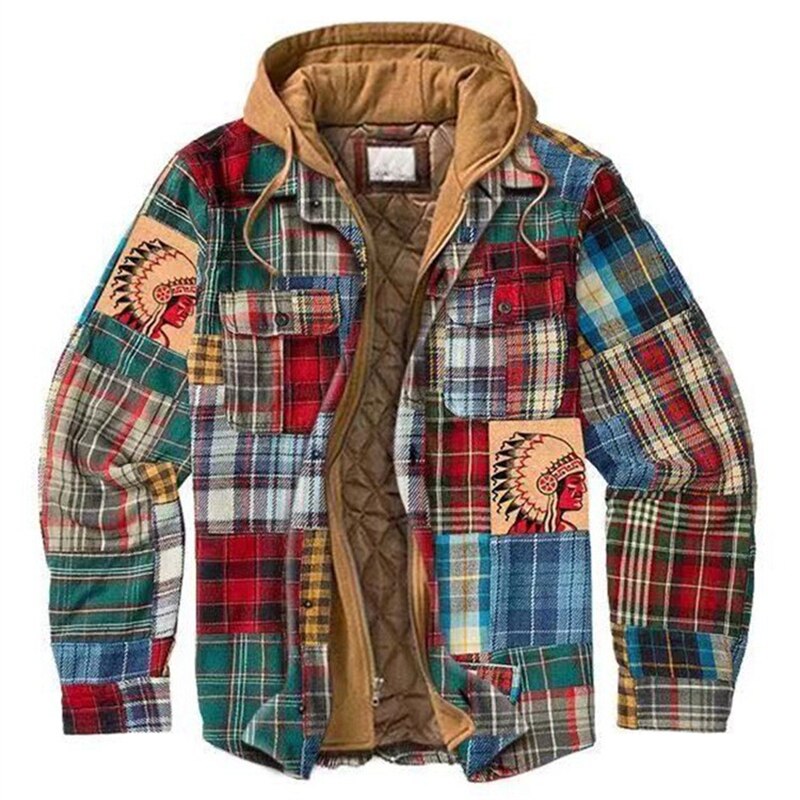 Brand Winter Mens Fashion Warm Long Sleeve Plaid Shirt Male Thick Fleece Lined Soft Business Casual Flannel Dress Shirts