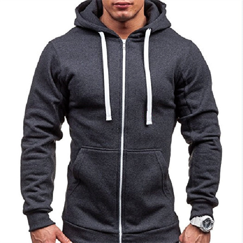 Fashion Men Hooded Sweatshirt Men Soft Oversized Hoodie Light Plate Long Sleeve Solid Male Hoodies