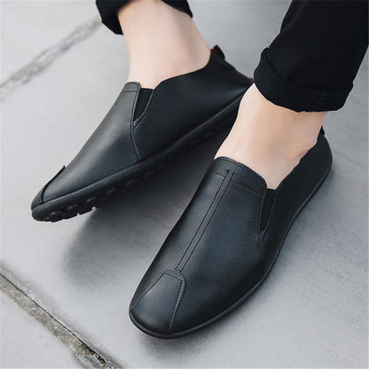 saferido Men Loafers Shoes Spring Fashion Boat Footwear Man Brand Leather Moccasins Men'S Shoes Men Comfy Drive Men's Casual Shoes