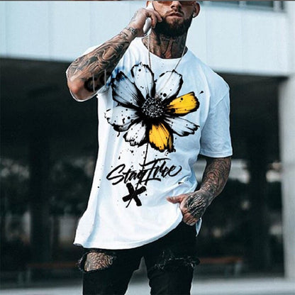 Men's T-shirt Summer Casual T Shirt Men Clothing O-neck Male Tee Tops Hip Hop Streetwear Tshirt Fashion T Shirt For Men