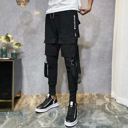 Streetwear Pockets Men's Jogger Pants Hip Hop Sweatpants Joggers Trousers Tactical Mens Pants Cargo Harem Pants Men Clothes