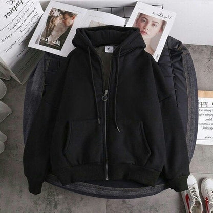 saferido       Zip Hoodie Sweatshirt with Zipper Sweatshirts for Boys Men's Cardigan Male Couple Clothes Korean Streetwear Hip Hop