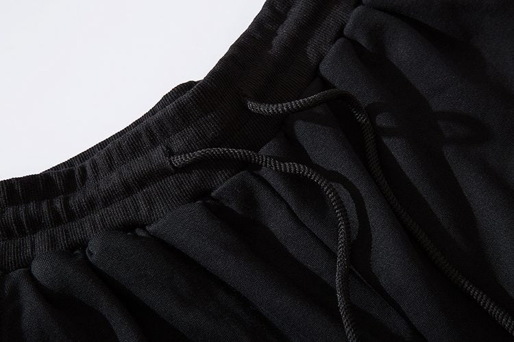 Men Hip Hop Black Cargo Pants joggers Sweatpants Overalls Men Ribbons Streetwear Harem Pants Women Fashions Trousers