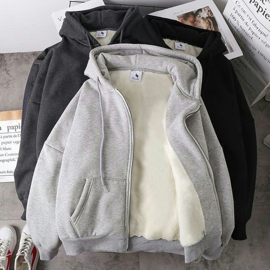 saferido       Zip Hoodie Sweatshirt with Zipper Sweatshirts for Boys Men's Cardigan Male Couple Clothes Korean Streetwear Hip Hop