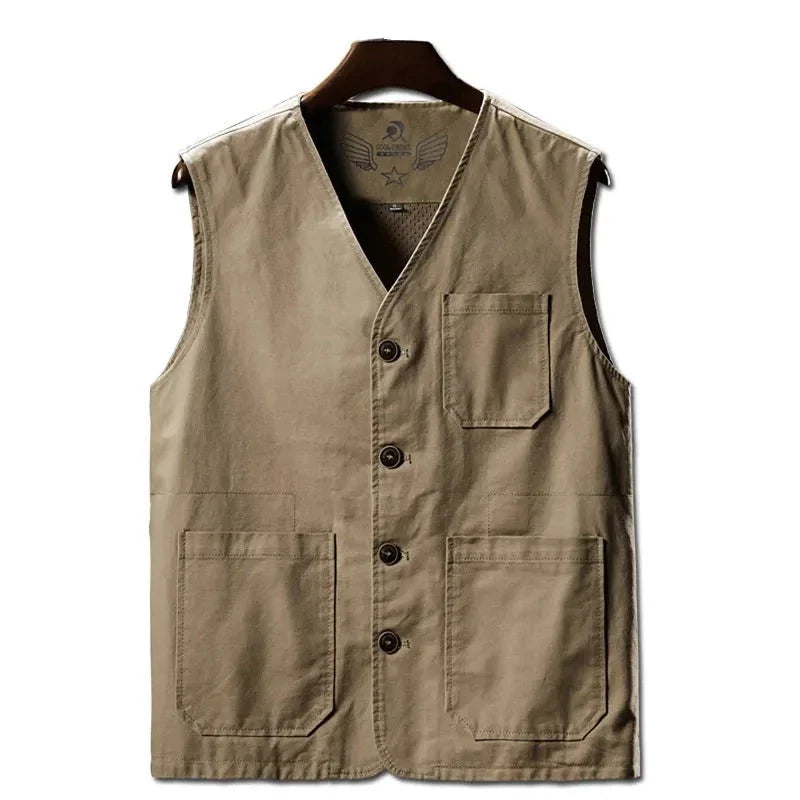 Summer Men's Vests Casual Man Cotton Breathable Mesh Vest Sleeveless Jackets Man Outwdoor Fishing Waistcoats Clothing 8XL