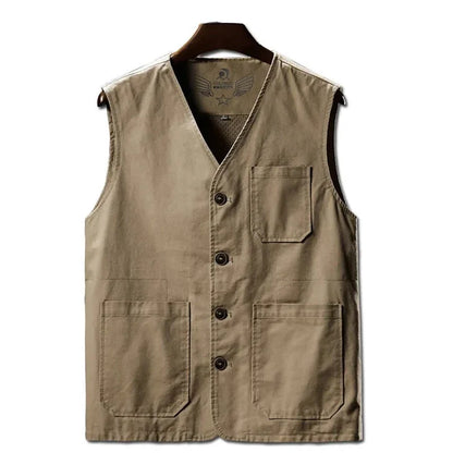 Summer Men's Vests Casual Man Cotton Breathable Mesh Vest Sleeveless Jackets Man Outwdoor Fishing Waistcoats Clothing 8XL