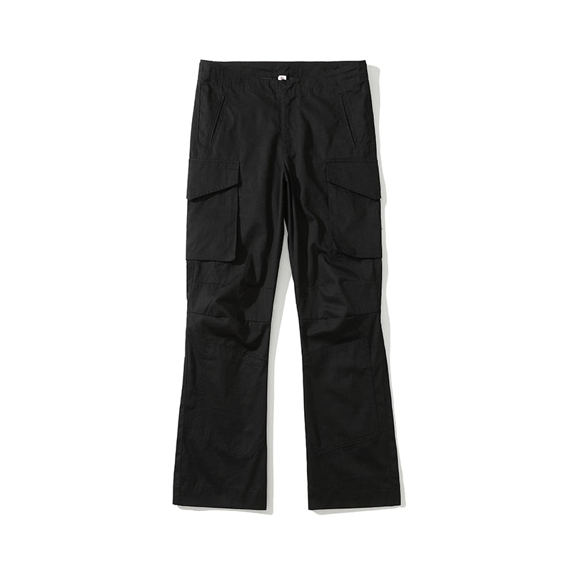 Back Zipper Pockets Retro Black Overalls for Men and Women Streetwear Casual Oversize Cargo Pants Loose Vibe Style Trousers