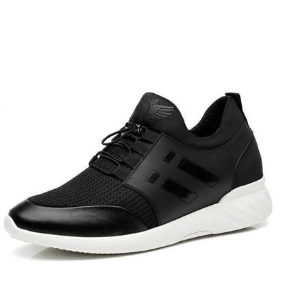 saferido Mens Sneakers New Rubber Shoes Height Increase 6Cm 8Cm Running Gym Males Breathable Casual Shoes Lightweight Sports for Men