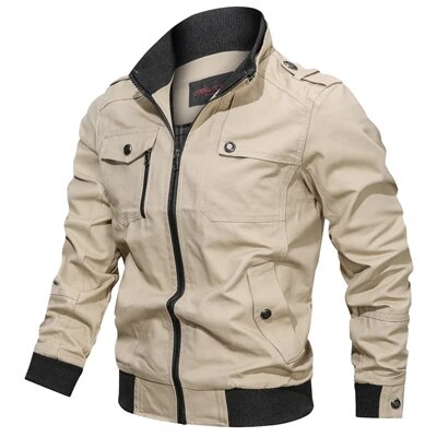 Autumn Mens Bomber Jackets Casual Male Army Military Jackets Mens Cotton Slim Outwear Windbreaker Baseball Coats Clothing