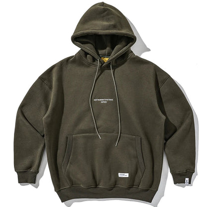 saferido High Quality Thin Fleece Hoodie Japanese Streetwear Hip Hop Sweatshirt Men Clothing Korean Couple Pullover Harajuku Coat