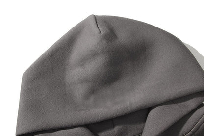 Brand Oversize Fleece Hoodies Sweatshirts Men Stereoscopic Letters Streetwear Hip Hop Casual Cotton Zipper Cardigan Couples Tops