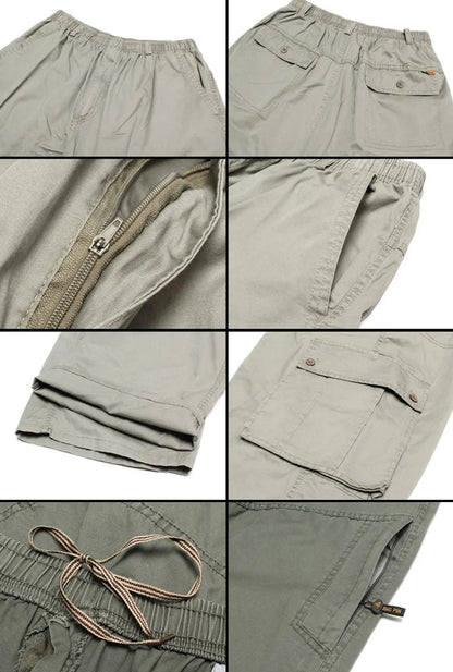 Men Plus Large Size Cargo Pants Cotton Straight Oversize Tracksuit Wide Leg Tactical Baggy Trousers Spring Summer 5XL 6XL