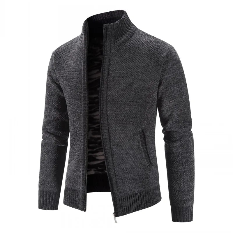 Autumn Winter Cardigan Jacket Men Men Warm Sweater Coat Men Knitted Sweater Solid Cardigan Jackets Man Casual Mens Clothing