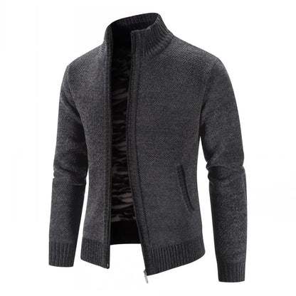 Autumn Winter Cardigan Jacket Men Men Warm Sweater Coat Men Knitted Sweater Solid Cardigan Jackets Man Casual Mens Clothing