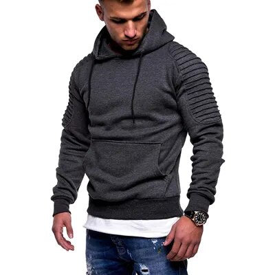 Hoodies Mens Casual Slim Camouflage Windbreaker Sweatshirt Hooded Mens Streetwear Hip Hop Hoodies Sportswear Tracksuits